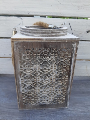 Holzlaterne Shabby