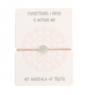 Armband - Mandala der Wahrheit - Edelstahl