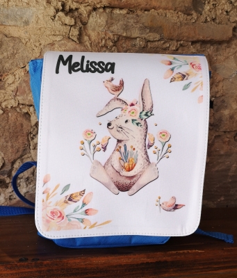 Kinderrucksack *Bohoo Hase* mit Wunschnamen