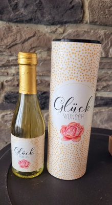 Perlwein Glckwunsch