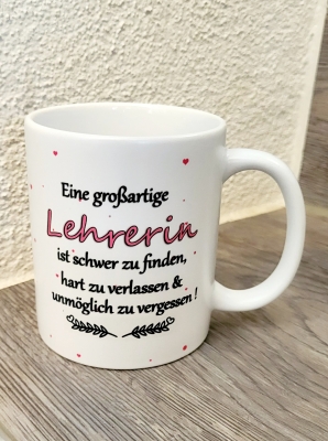 Tasse Groartige Lehrerin