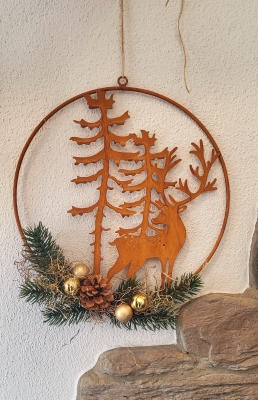 Rostring Hirsch, gold