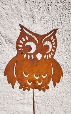 Gartenstecker Eule