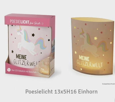 Poesielicht Einhorn