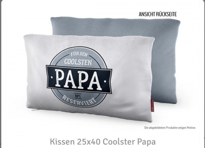 Kissen Coolster Papa der Welt