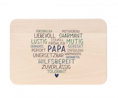 Brettchen Papa, Herz