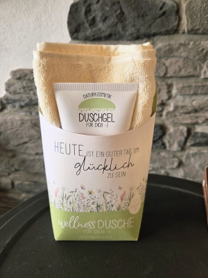 Wellness Dusche Heute ist ein guter Tag um glcklich zu sein