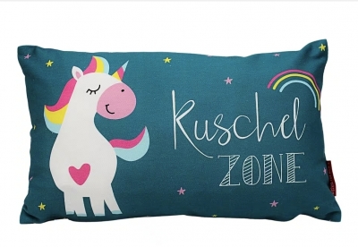 Kissen Kuschelzone, Einhorn