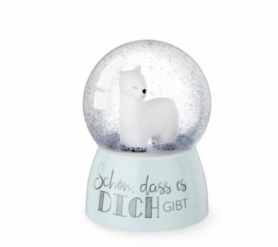 Kleine Glitzerkugel - Schn, dass es dich gibt