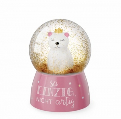 Kleine Glitzerkugel  - Sei einzig, nicht artig