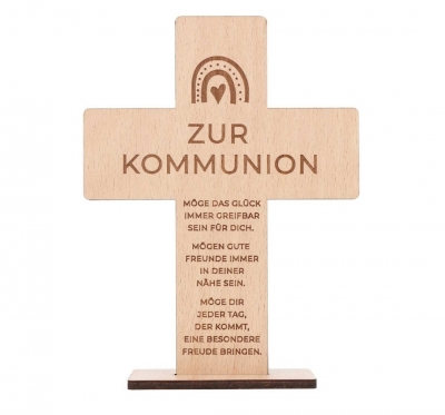 Holzkreuz Zur Kommunion