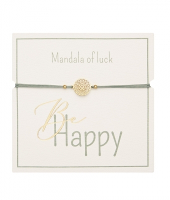 Armband - Mandala of luck,  gold