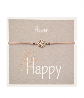Armband  - Flower, rosegold
