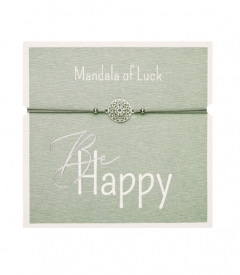 Armband  - Mandala of luck, Silber