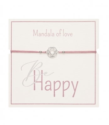 Armband  - Mandala of love, silber