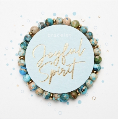 Armband  - Joyful Spirit, Aqua Terra Jaspis Blue