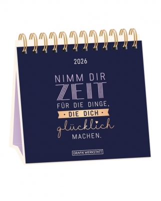 Tischkalender  - Nimm dir Zeit