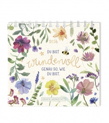 Mini Kalender  - Du bist wundervoll