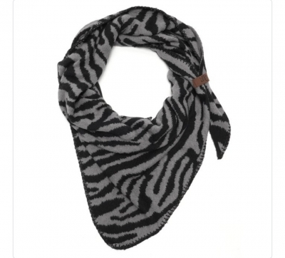 Schal Lize Zebra, Schwarz