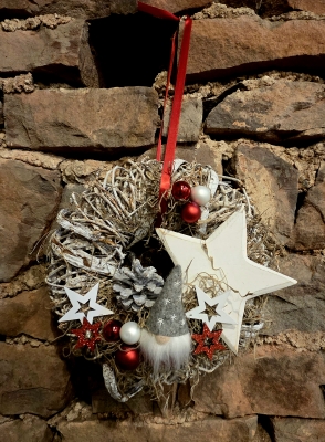 Trkranz Wichtel - rot