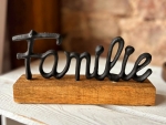 Metallaufsteller Familie