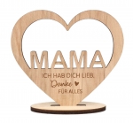 Beste Mama Aufsteller Herz