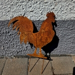 Gartenstecker Rosthahn