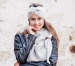 Schal Nina, Offwhite