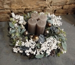 Adventskranz Christmas - Taupe