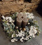 Adventskranz Christmas - Taupe