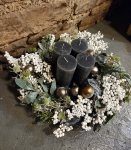 Adventskranz Christmas - Salbei