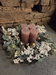Adventskranz Christmas - Altrosa