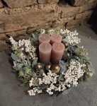 Adventskranz Christmas - Altrosa