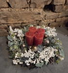Adventskranz Christmas - Rot