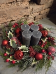 Adventskranz Santa Claus - Salbei