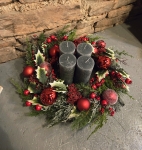Adventskranz Santa Claus - Salbei