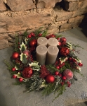 Adventskranz Santa Claus - Taupe