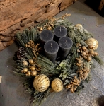 Adventskranz Sparkle - Salbei