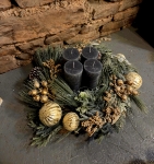 Adventskranz Sparkle - Salbei