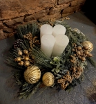 Adventskranz Sparkle - Wei