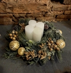 Adventskranz Sparkle - Wei