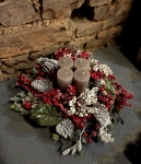 Adventskranz Mr. Frosti - Taupe