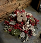 Adventskranz Mr. Frosti - Taupe