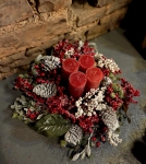 Adventskranz Mr. Frosti - Rot