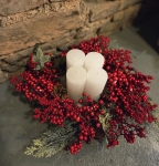 Adventskranz Red Berry - Wei
