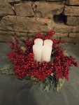 Adventskranz Red Berry - Wei