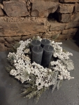 Adventskranz Snow - Salbei