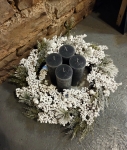 Adventskranz Snow - Salbei